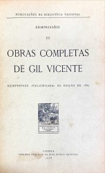 OBRAS COMPLETAS. Reimpressão "fac-similada" da edição de 1562.